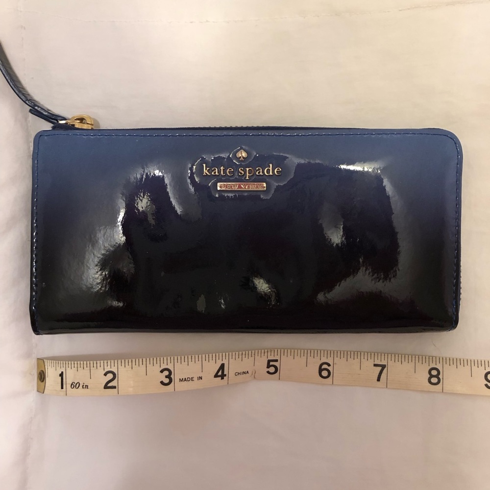 Kate spade patent leather ombré wallet